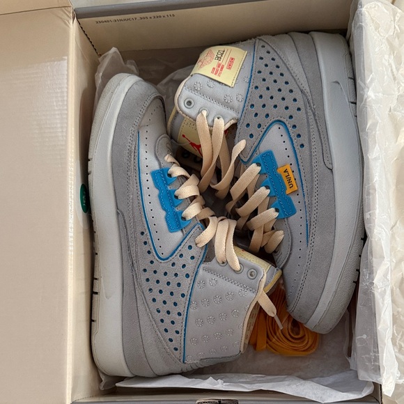 Union LA x Air Jordan 2 Retro SP 'Grey Fog' - Picture 1 of 5